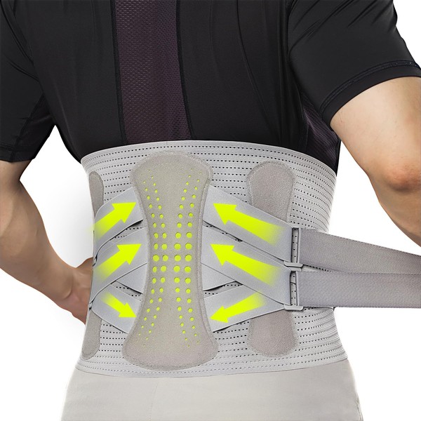 aoFIT Back Brace for Men Lower Back Pain Women Relief