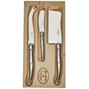 Laguiole Jean Dubost 97616 Cheese Set of 3 Stainless Steel