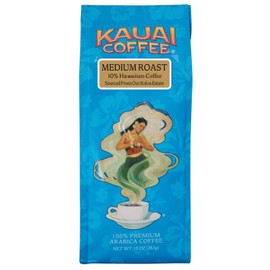 Kauai Hawaiian Ground Coffee, Koloa Estate Medium Roast (10 oz Bag) - 100% Premium Gourmet Arabica Coffee from Hawaii's Largest Coffee Grower - Bold, Rich Blend