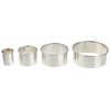 Ateco 4 Piece Stainless Steel Plain Edge Round Cutters Set