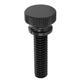 Nylon Thumb Screws, 1/4"-20 Thread (2, Black, 1")
