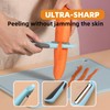 Trez Treamer Vegetable Peelers for Kitchen,6PCS P Peelers Stainless Steel