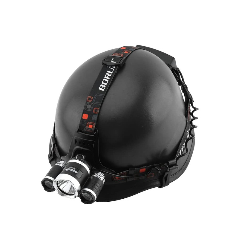 Helmet Holder, Fixed Band, For LED Headlights, General Purpose, Camping,