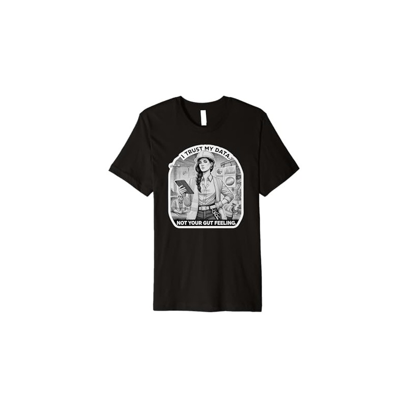 I Trust My Data Not Your Gut Feeling Premium T-Shirt