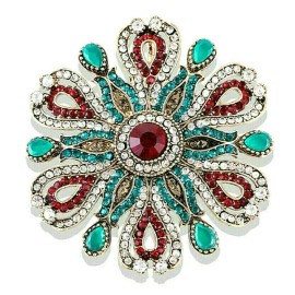 Unbranded Luxury STAR Flower MANDALA Rhinestone Vintage Inspire Necklace Pendant Brooch 5