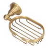 Wall Soap Dish Bottom Hollow Design Retro Style Keeping Tidy