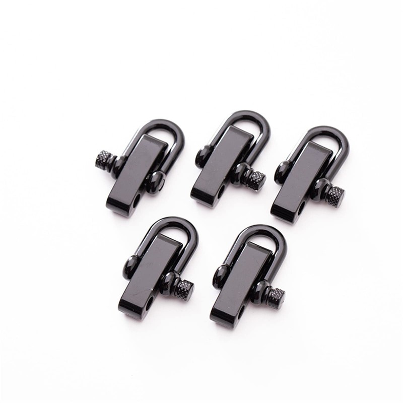 10PCS Paracord Clasp Bracelet Clasp D-Shape Paracord Shackles for Outdoor