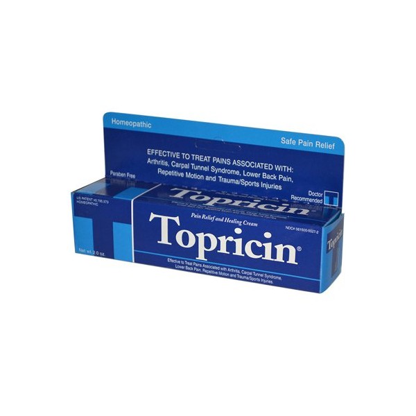 Topricin Cream Tube 2 Ounces Pack of 1