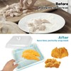 KKONHII Batter Bowl with Lid 2 Pack Mess Free Breading