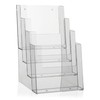 Brochure Holder A5 4-Tier Leaflet Stand Flyer Stand