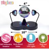 Playbees Rotating Disco Ball - LED Revolving Ball with Movable