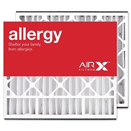 AIRx Filters 20x25x5 MERV 11 HVAC AC Furnace Air Filter Replacement for Skuttle 000-0448-002 000-0448-006, Allergy 2-Pack, Made in the USA