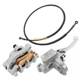 M MATI Front Brake Master Cylinder Caliper & Hose Assy For Yamaha YZ125 YZ250 F X YZ450
