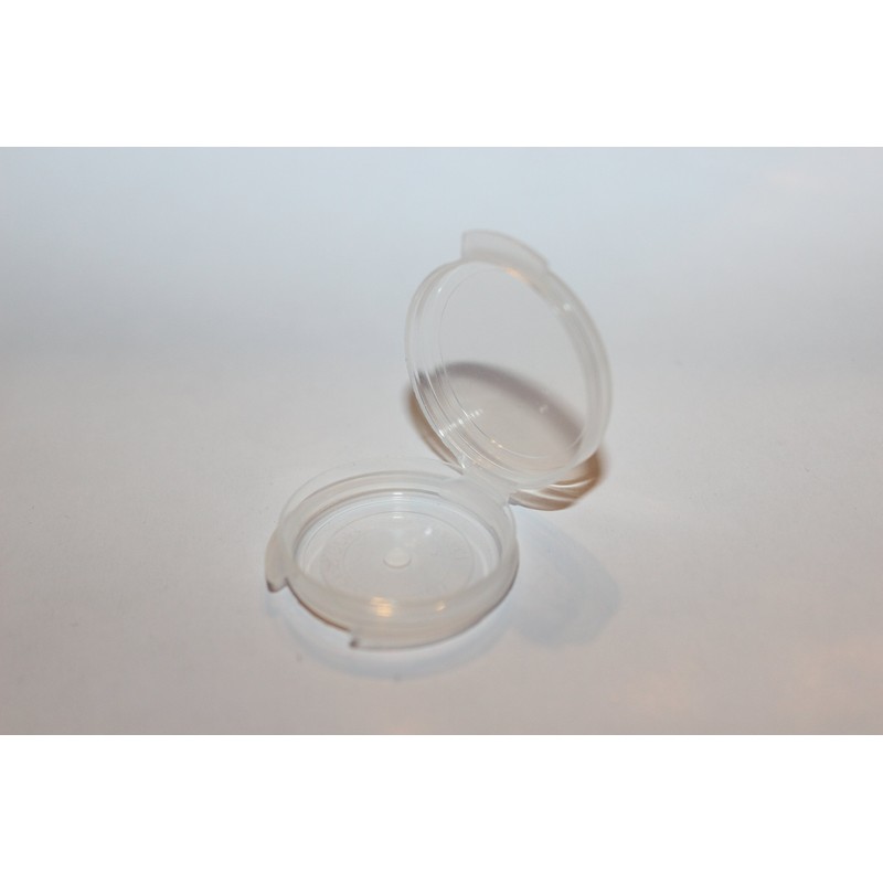 100 0.05 oz Small Clear Plastic Sample/Tester Containers - Can