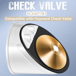 Phlosiyz ECX4077B1-Premium Compatible Check Valve Replacement - Ideal for Multiple Hayward Filter Models