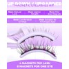 JIMIRE Magnetic Eyelashes Natural Look Wispy Magnetic Lashes with Applicator