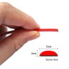 Mini Trim Profiles, 3 mm x 1.5 mt, Red