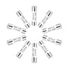 sourcing map Ceramic Cartridge Fuses 0.5A 250V 6x25mm Ceramic Fuses