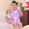 ICOSY Matching Doll & Girls Pajamas Silk Kids Pjs 2
