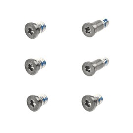 ChenGong - Silver Screws 6-Piece 1 Set Bottom Case Screws Pentalobe P5 923-01431 Replacement Compatible with 13" A1706 2016 2017 A1989 2018 2019 A2251 2020(Silver)