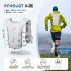 BECOJADDE Running Vest Women 5L Hydration Backpack Lightweight for Mens