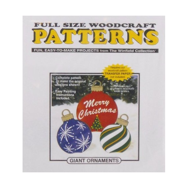Giant Ornaments Woodcraft Pattern