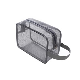 BLOOPIC Hot Spring Bag, Mesh, Makeup Pouch, Sauna Bag, Storage Pouch, Lightweight, Breathable, Quick Drying, Portable, Multi-functional, Large Capacity, Bath Goods, Toiletries, Bath, Swimming, Gym