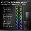 x XVX M67 Wireless 60% Percent Keyboard, QMK/VIA Topographic Gaming