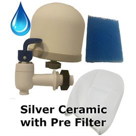 SHTFandGO Build Your Own Kills bacteria Silver Ceramic with Pre-Filter Water Filter Kit