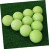 Parliky 6Pcs Luminous Golf Balls for Night Training Soft Fluorescent