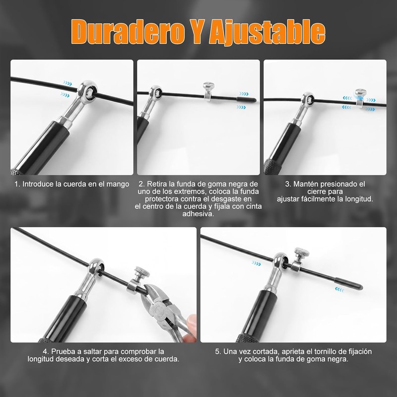 Cuerda para Saltar 3M, Cuerda de Saltar de aleación de