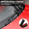 Hbxdeco Car Front Windshield Rubber Seal Strip, 2M/6.5FT Car Weather