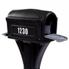 Simplay3 Classic Plastic Residential Mailbox & Post Mount Combo Kit