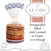 Le Chic Patissier 50 Caramel & Vanilla Stroopwafels Soft Toasted