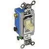 Hubbell HBL1556I Momentary Toggle, Single Pole Double Throw, 15 amp,