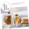 Healvian 10-Pack 6.5ML Square Plastic Roller Bottle Set Refillable Essential