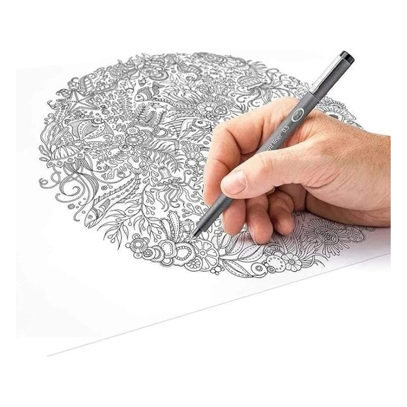 Staedtler Revestimiento de pigmentos, 1,2 mm, 308 negro, paquete de