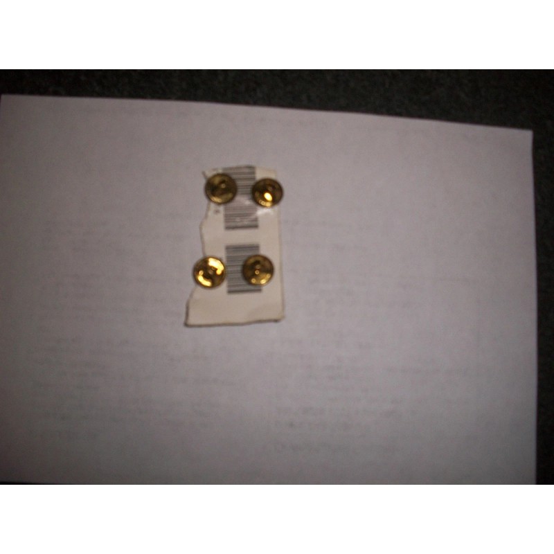 ROTC Sergeant RANK DRESS GOLD PIN ONE PAIR ARMY AND