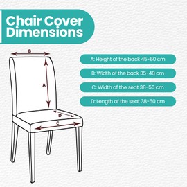 Velvet Dining Chair Covers Stretchable Spandex High Back Dining Chair Slipcovers Removable & Washable Seat Protector for Dining Room, Living Room Wedding, Hotel & Banquet, Grey, Pack of 1