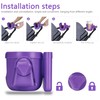 Suranew Adjustable Stroller Cup Holder with Phone Holder for Baby