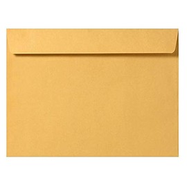 150 Cashier Depot 9" x 12" Booklet Envelopes (Open Side), Premium Heavy 28lb. (Kraft)