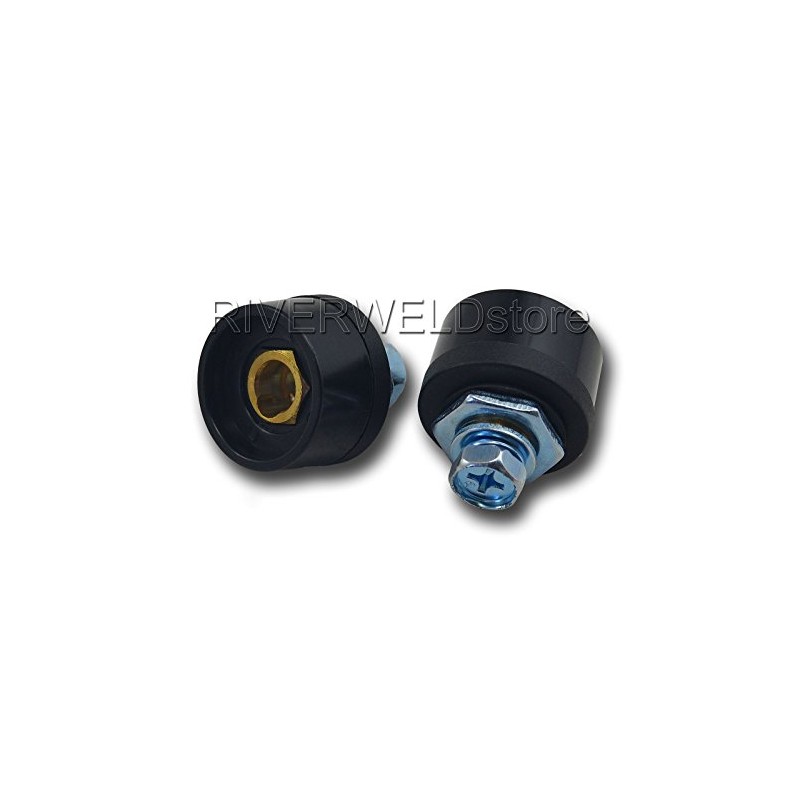 RIVERWELD TIG Welding Cable Panel Connector Socket DKZ10-25 200Amp with