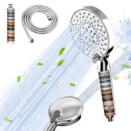Water Filter Shower Head and Hose with 30 Stage Filter