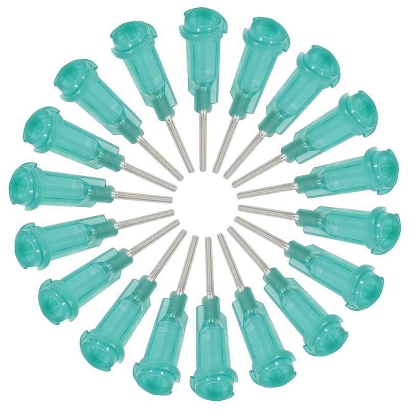 Moicstiy 100 Pack Blunt Tip Dispensing Needle with Luer Lock