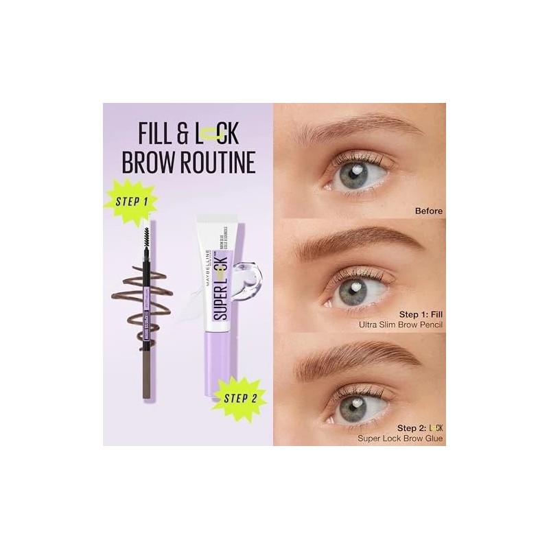 Maybelline Express Brow Ultra Slim Eyebrow Makeup, Brow Pencil with