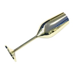 LABRIMP Stainless Steel Goblet Gold Plating Unbreakable Wine Cup for Parties Weddings and Picnics Insulated Design Keeps Drinks Cold