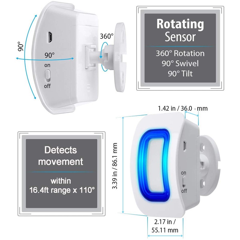 Motion Sensor. Part of The Alerts System. Monitor More Areas