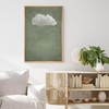MUDECOR Framed Canvas Print Wall Art Minimalist Floating Cloud Modern