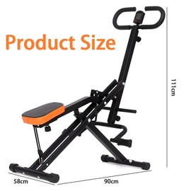 Squat Assist Trainer,Squat Rowing Machine,Foldable Exercise Trainer,Sports Equipment,Glute Trainer Machine,Fitness Rowing Machine,for Glutes And Legs Workout
