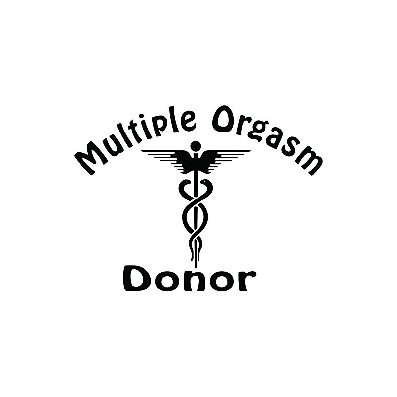 Multiple Orgasm Donor Decal